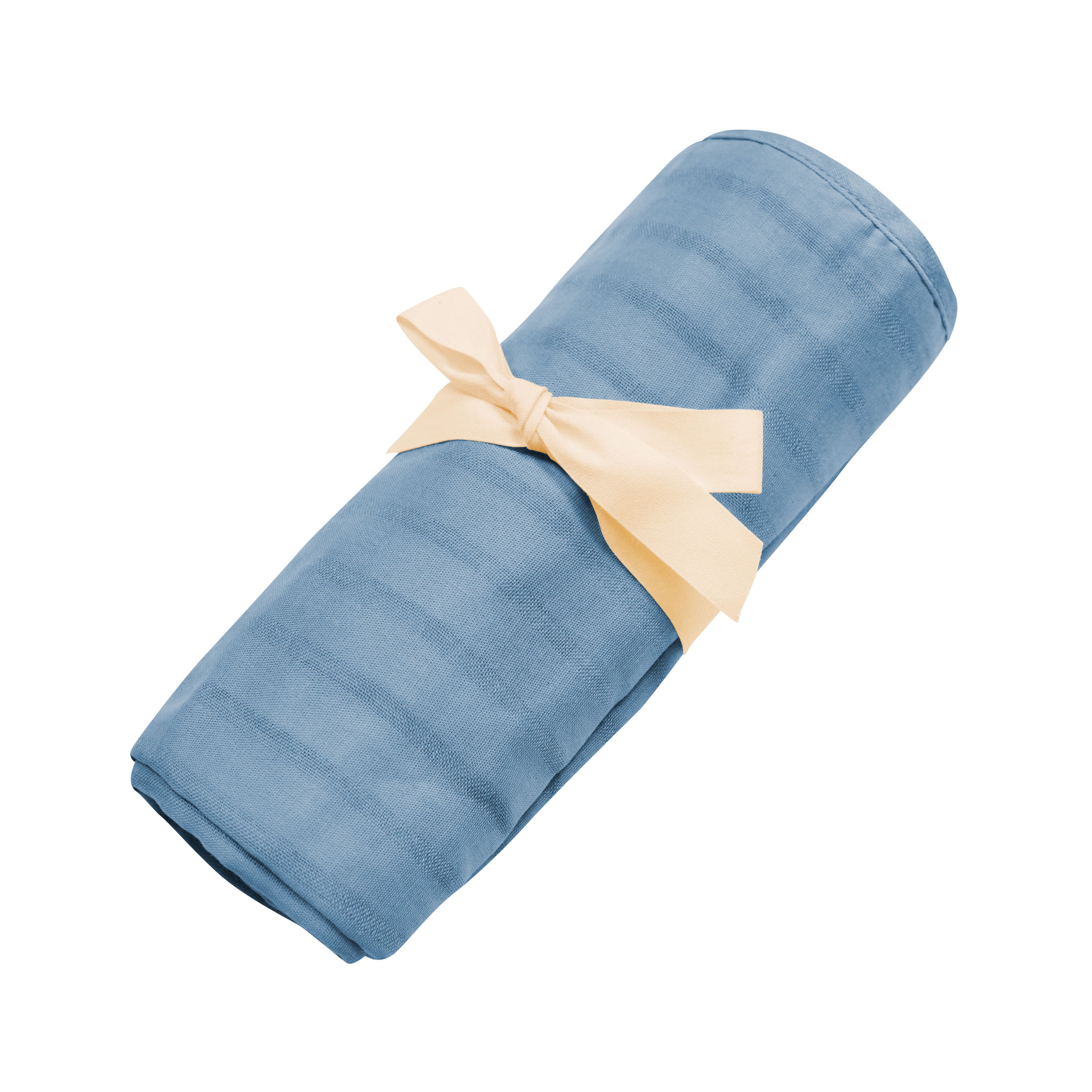Soft Bamboo Muslin Swaddle Blanket - Breathable & Hypoallergenic Baby Wrap for Newborns - Perfect for Swaddling, Nursing Cover & Stroller Blanket (Slate Color)