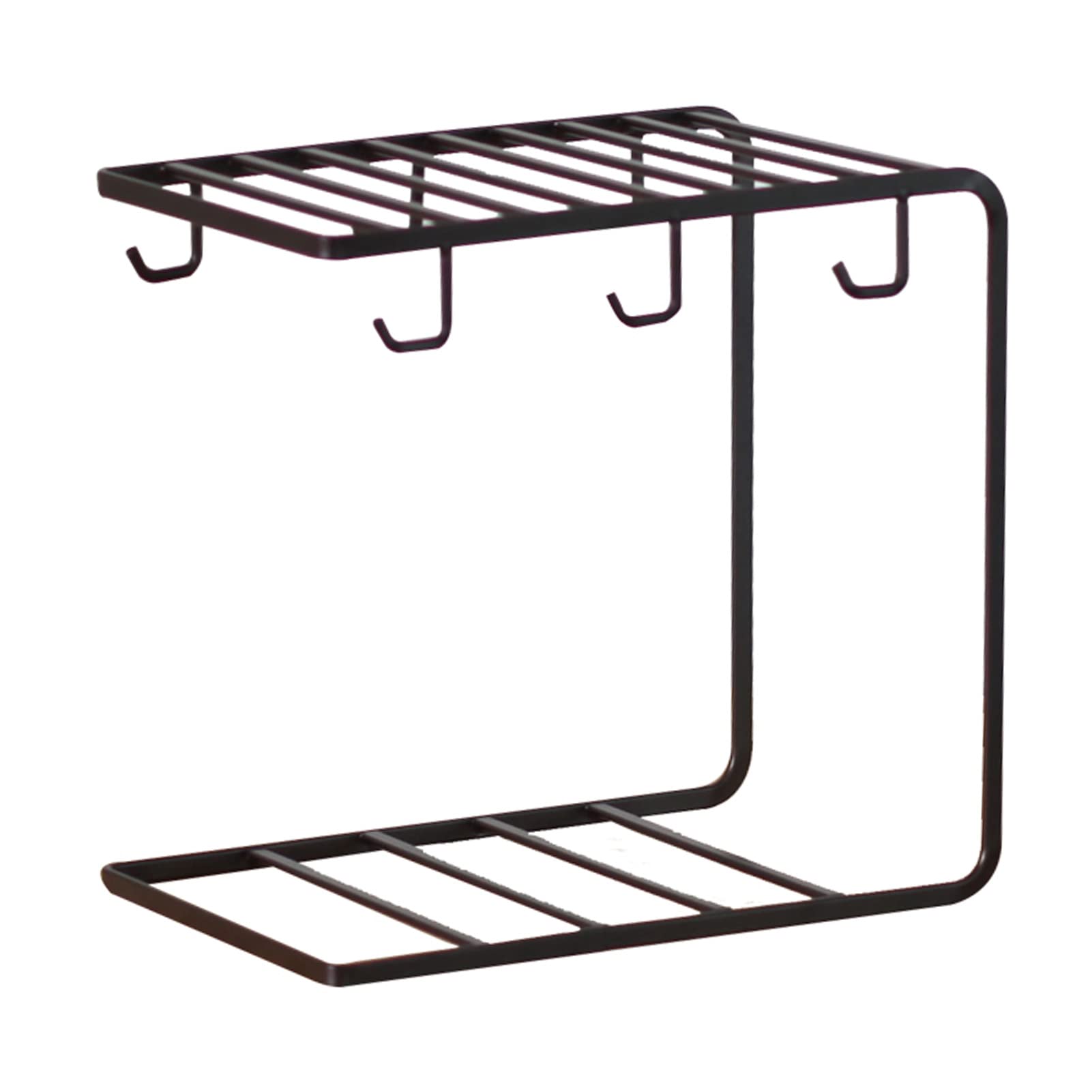 EXCLUZO Mug Holder Stand with 6 Hooks - Countertop Coffee Cup Organizer for Home & Store Display - Perfect for Kitchen, Office, and Retail Shop Organization