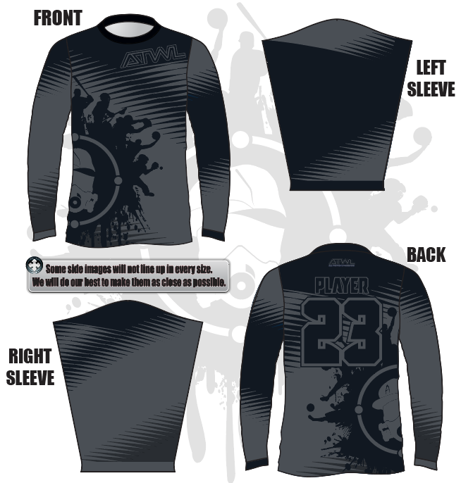 Vigor Men's Long Sleeve Jersey Shirt - Comfortable Athletic Workout Top for Running, Gym & Outdoor Activities | Moisture-Wicking & Breathable Fabric for All-Day Wear