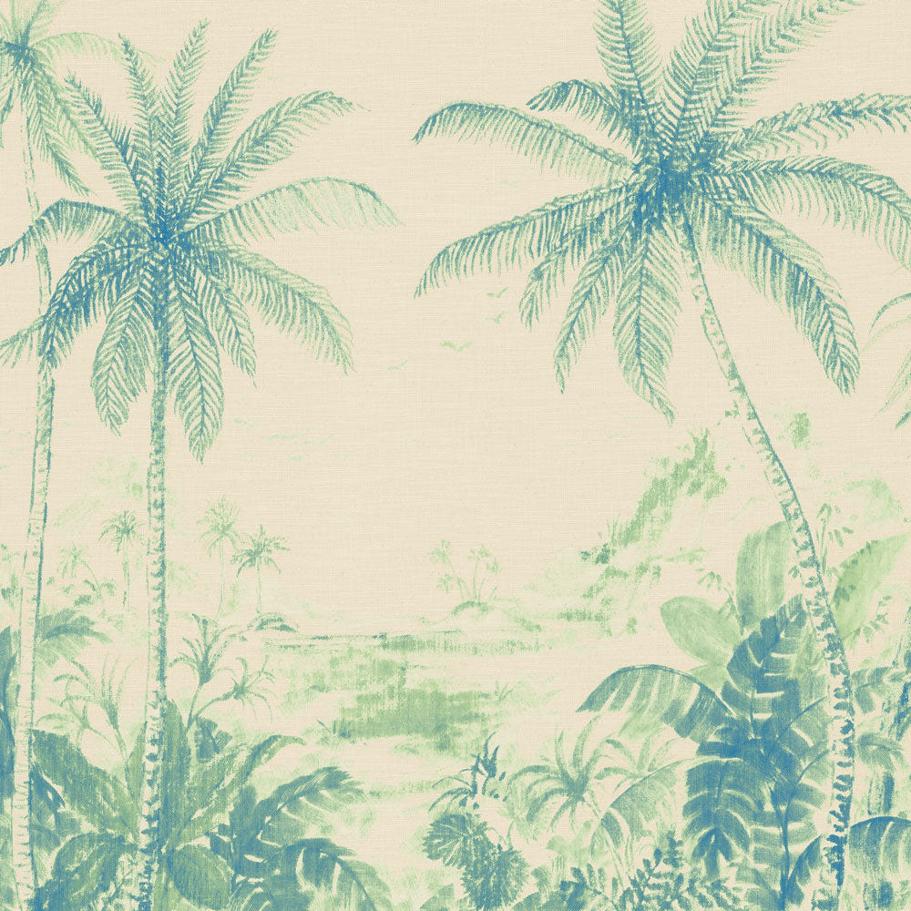 Grand Palm Peel and Stick Wall Mural - Self-Adhesive Tropical Leaf Wallpaper for Bedroom, Living Room & Office Decor - Easy DIY Home Renovation