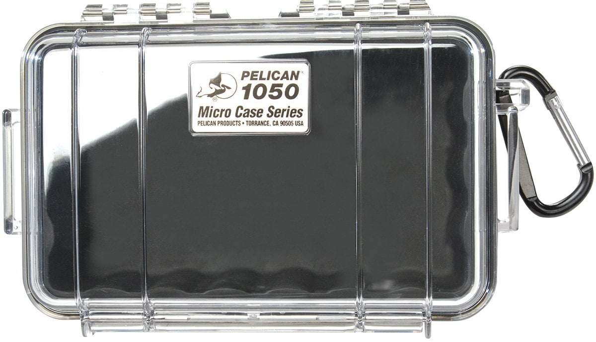 Pelican 1050 Micro Case - Waterproof, Shockproof, Dustproof Protective Hard Case for Electronics, Tools & Valuables - Perfect for Travel, Camping & Outdoor Adventures
