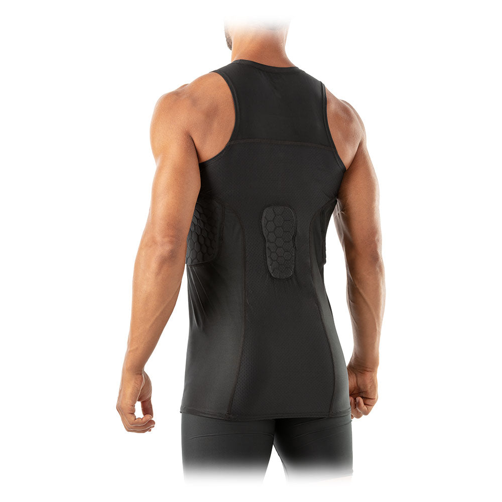 HEX® Basketball Tank Top with 3-Pad Protection - Breathable & Lightweight for Men & Women - Perfect for Training, Games & Outdoor Sports