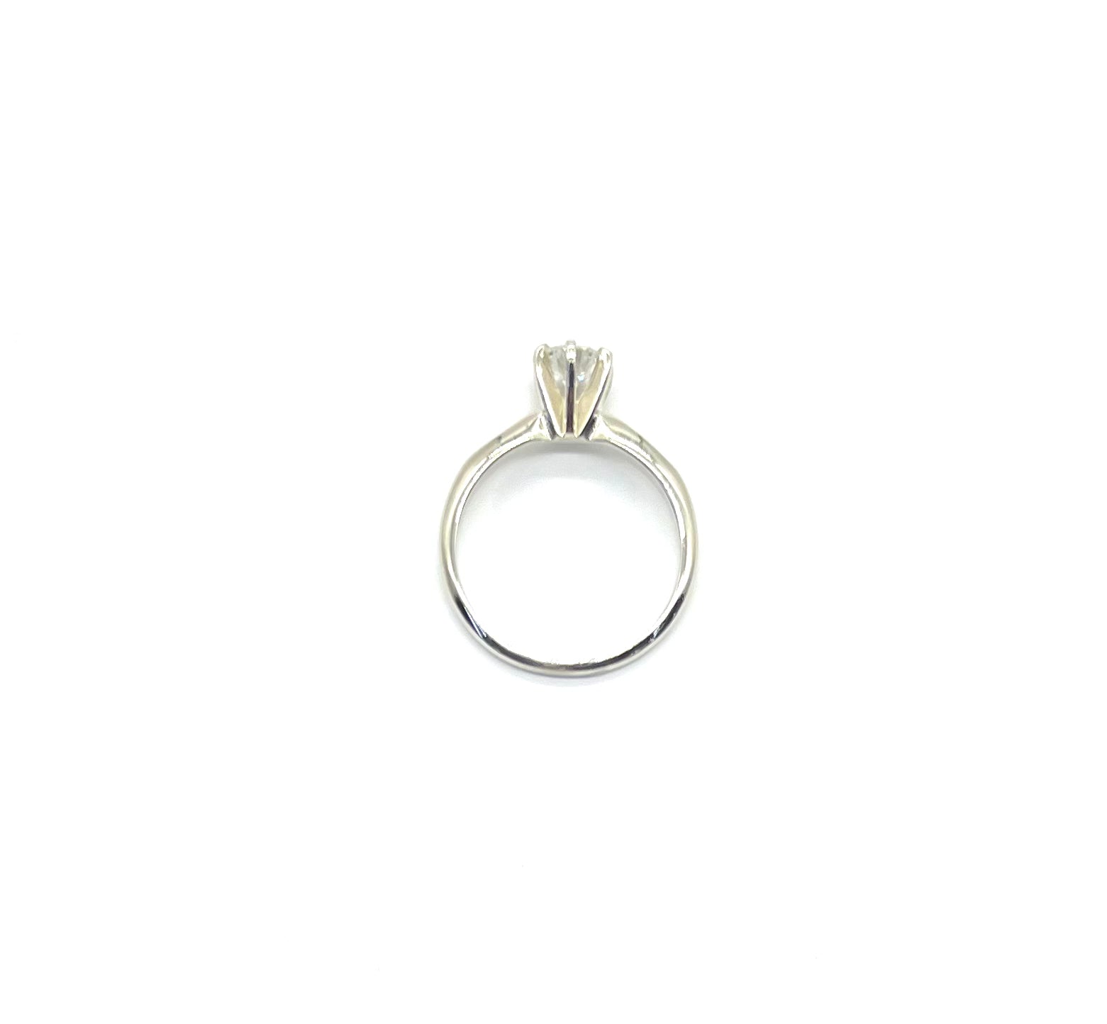 Natural 70pt Solitaire Diamond Engagement Ring - 14K White Gold Wedding Band for Women - Perfect for Proposals, Anniversaries & Special Occasions