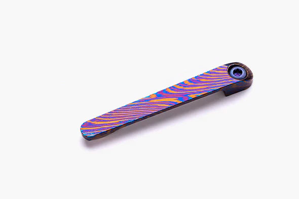 Premium Titanium Damascus Pocket Knife Clip - Durable & Stylish for Everyday Carry, Outdoor Adventures & Survival Gear