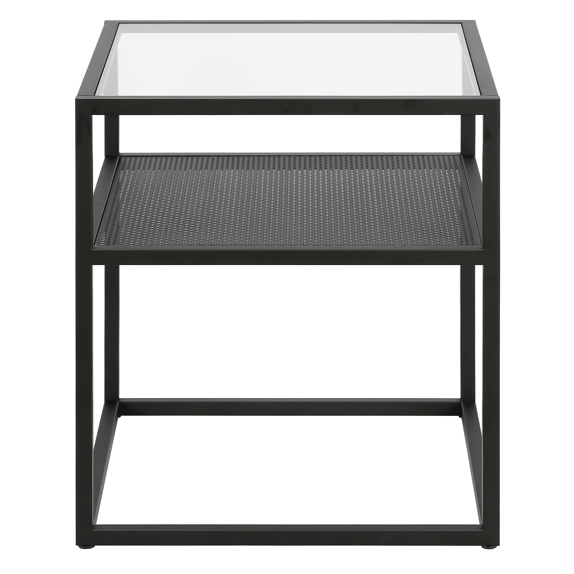 Nellie 20'' Wide Square Side Table in Blackened Bronze - Modern End Table for Living Room, Bedroom & Office - Perfect for Coffee Table, Nightstand or Accent Furniture