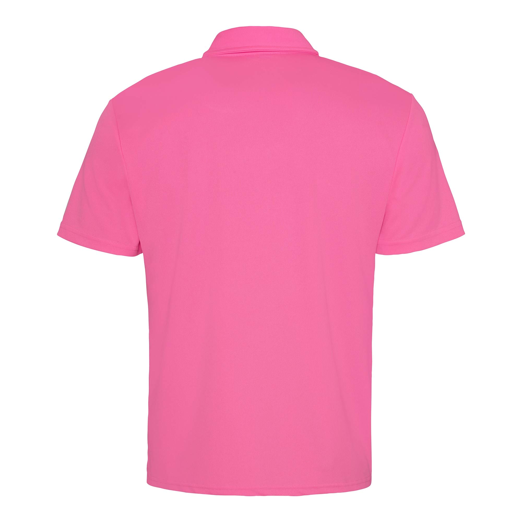 Just Cool Men's Plain Sports Polo Shirt - Breathable Quick-Dry Golf & Casual Wear for Outdoor Activities