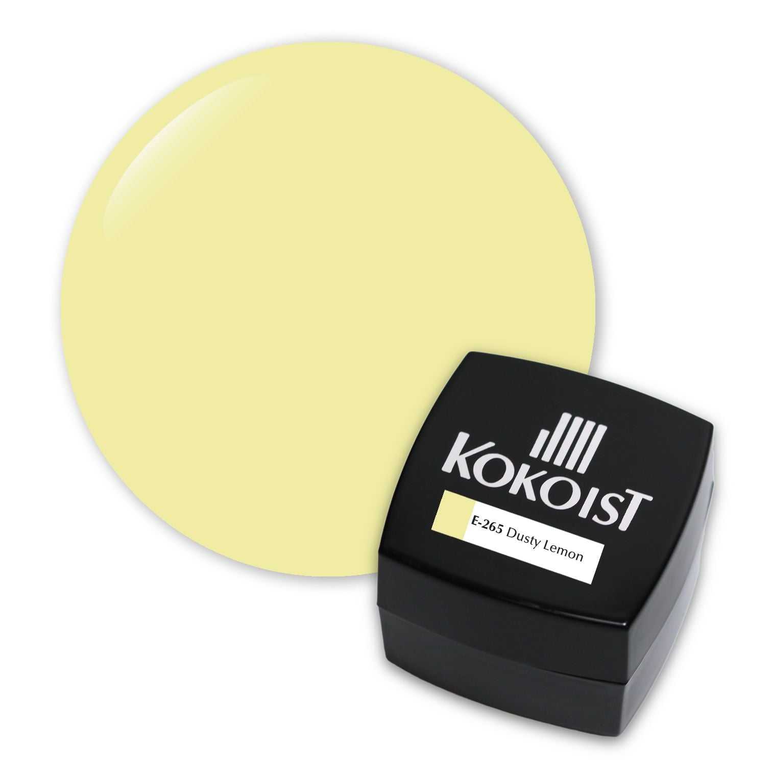 Kokoist E 265 Dusty Lemon Nail Gel Polish - Long Lasting UV LED Soak Off Gel for Manicure & Pedicure | Perfect for Salon, Home Use & Nail Art Designs