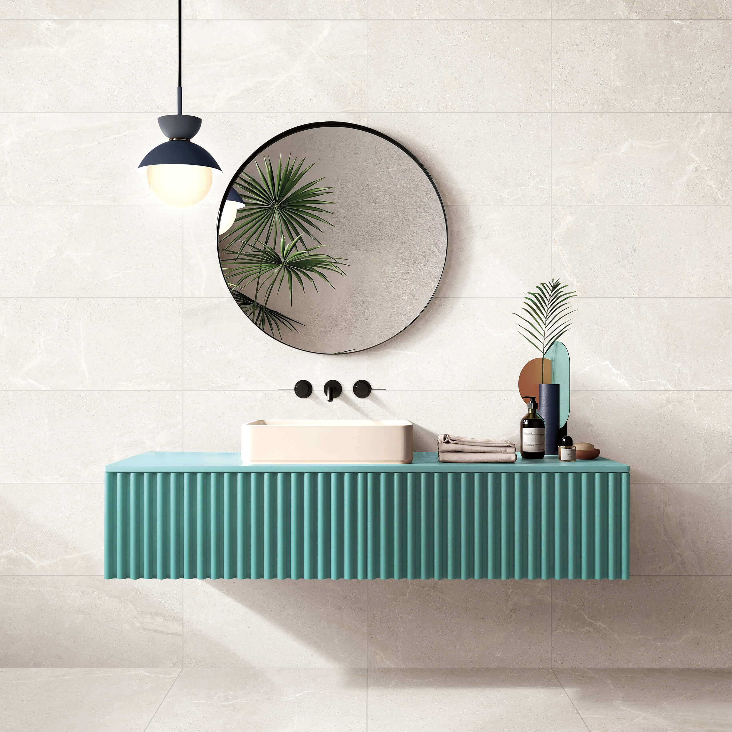 Monza 600x300mm Premium SurfaceTec Cloud White Ceramic Tile - Perfect for Kitchen Backsplash, Bathroom Walls & Modern Flooring
