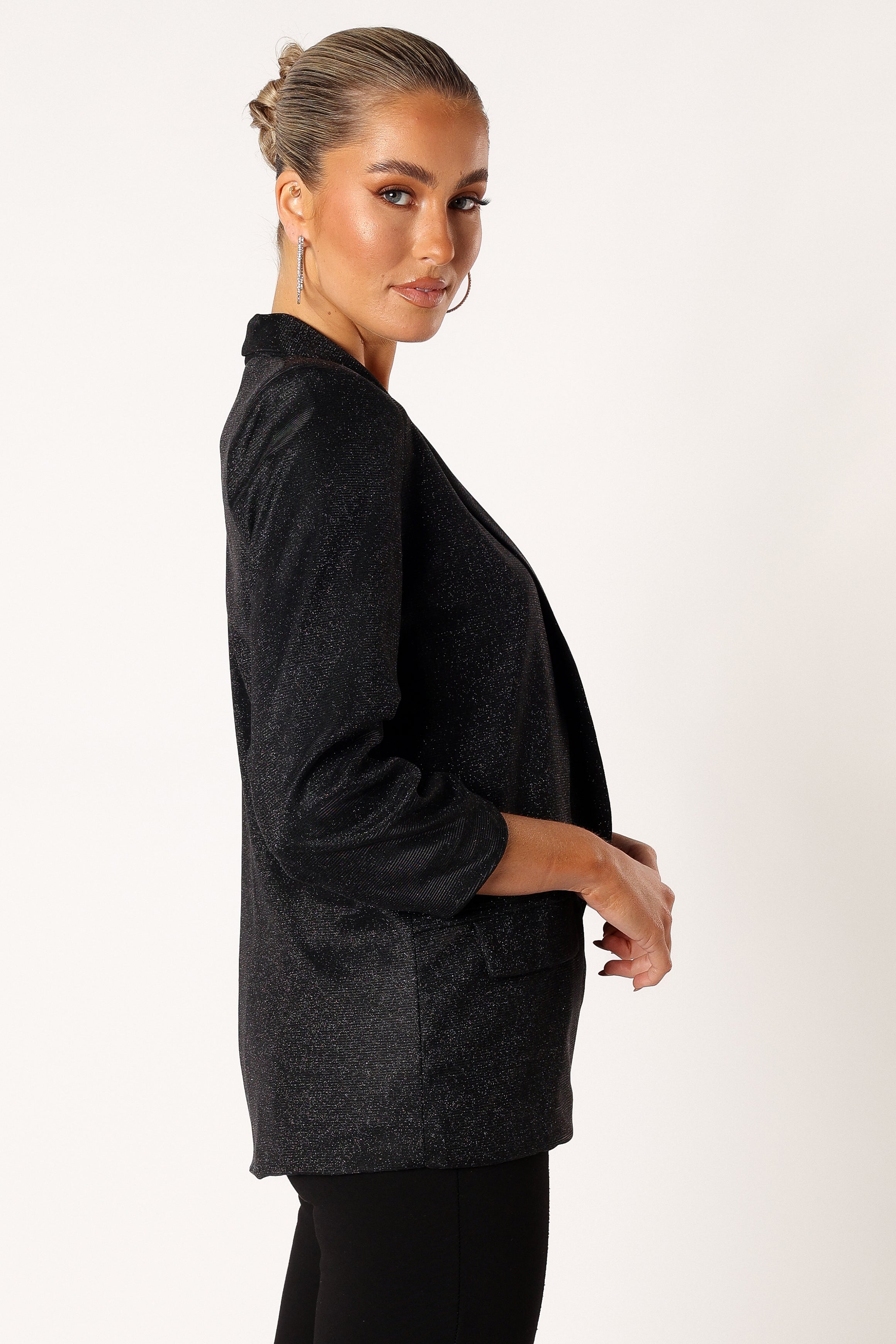 Stylish Gemma Blazer in Black - Women's Fashion Blazer for Office, Business Meetings & Special Occasions