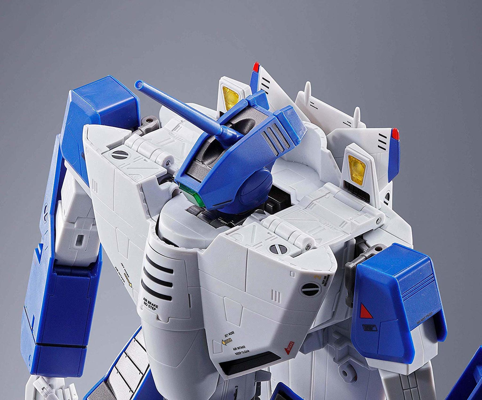 Bandai DX Chogokin Macross VF-1A Valkyrie Maximilian Jenius Custom Action Figure - Collectible Anime Robot Toy for Display & Play - Perfect for Anime Fans & Model Collectors