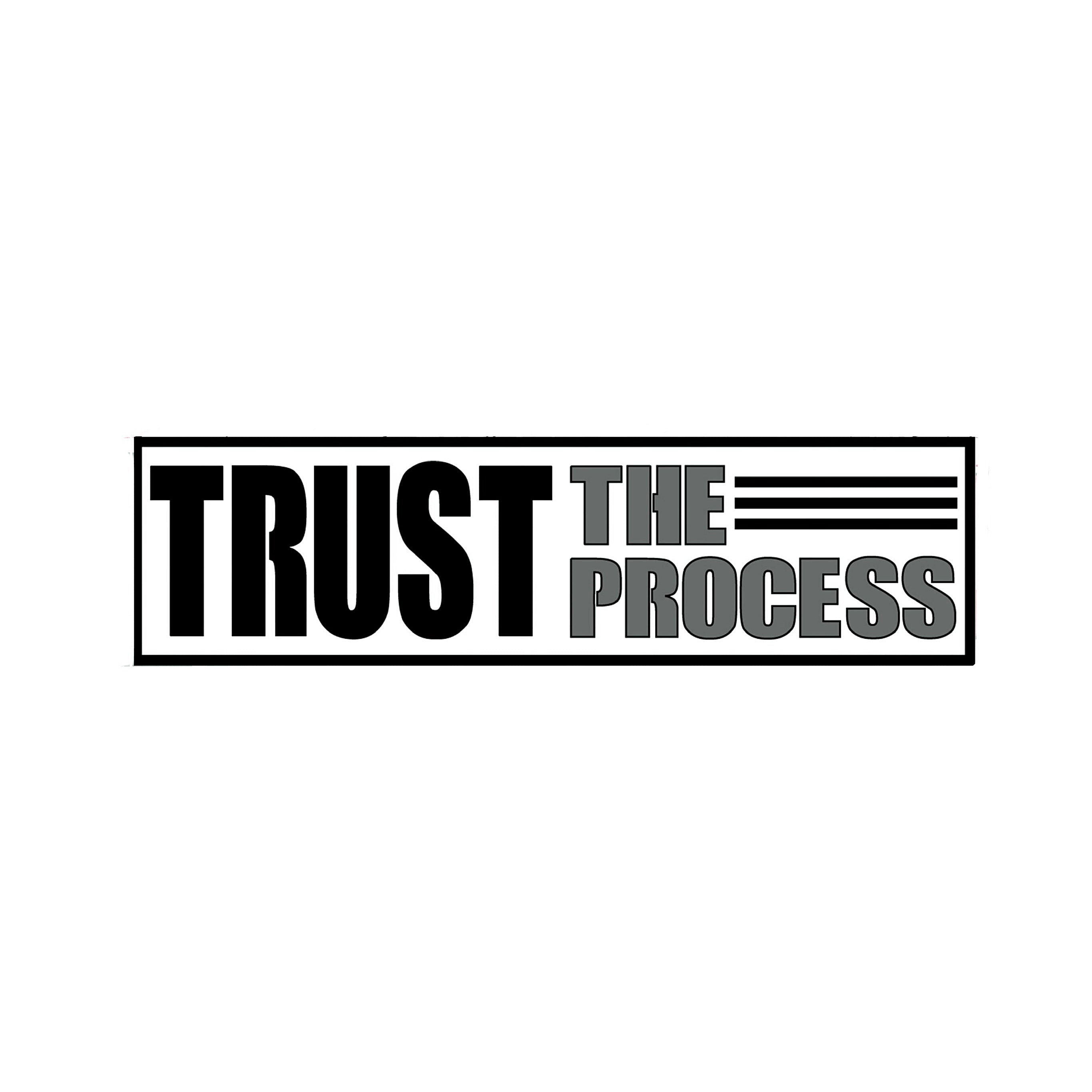 Trust The Process T-Shirt - Motivational Quote Tee for Men & Women - Gym Workout & Daily Wear Inspirational Shirt