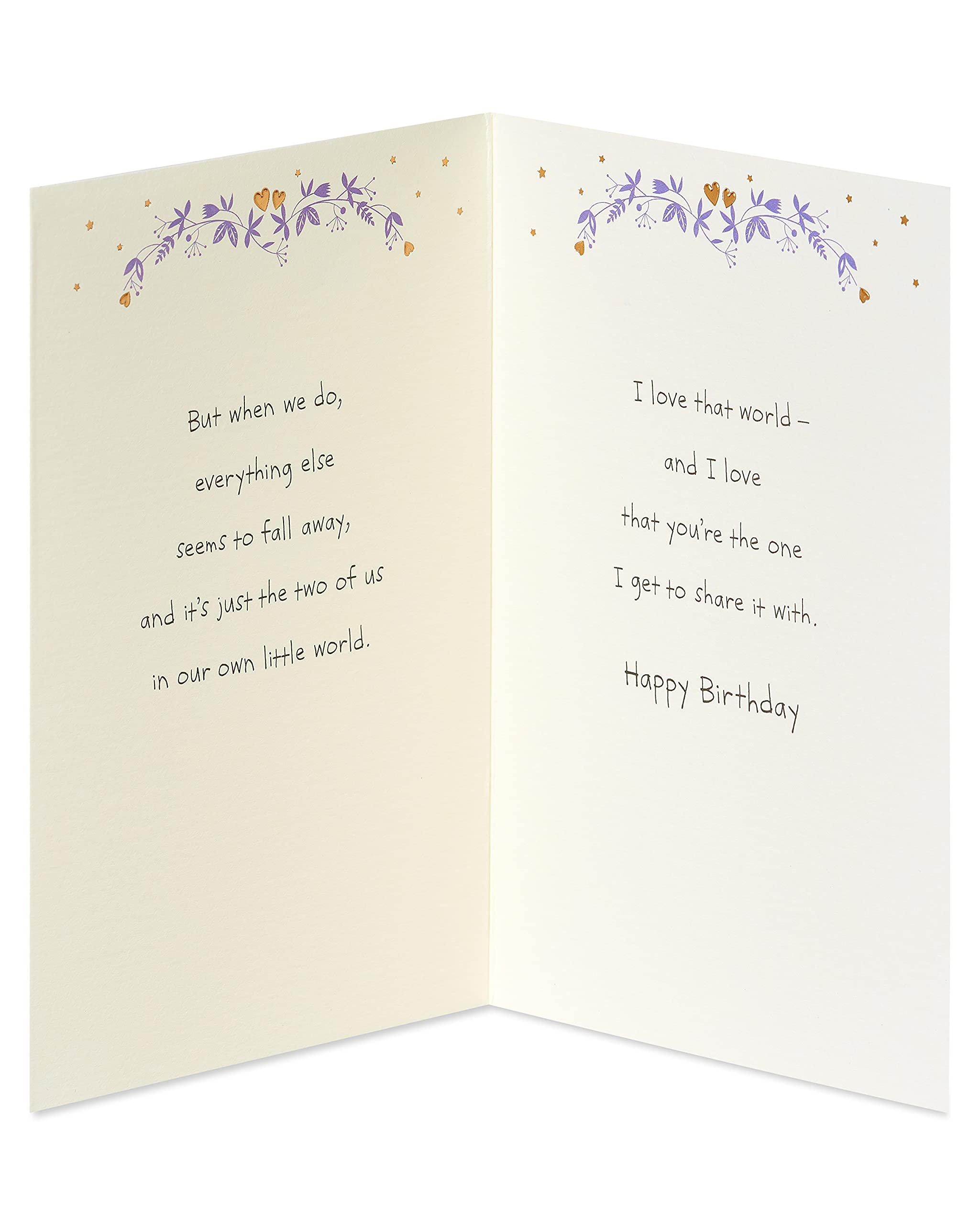 Romantic Birthday Card for Couples - American Greetings You-And-Me Moments - Perfect for Anniversaries, Valentine's Day & Special Occasions