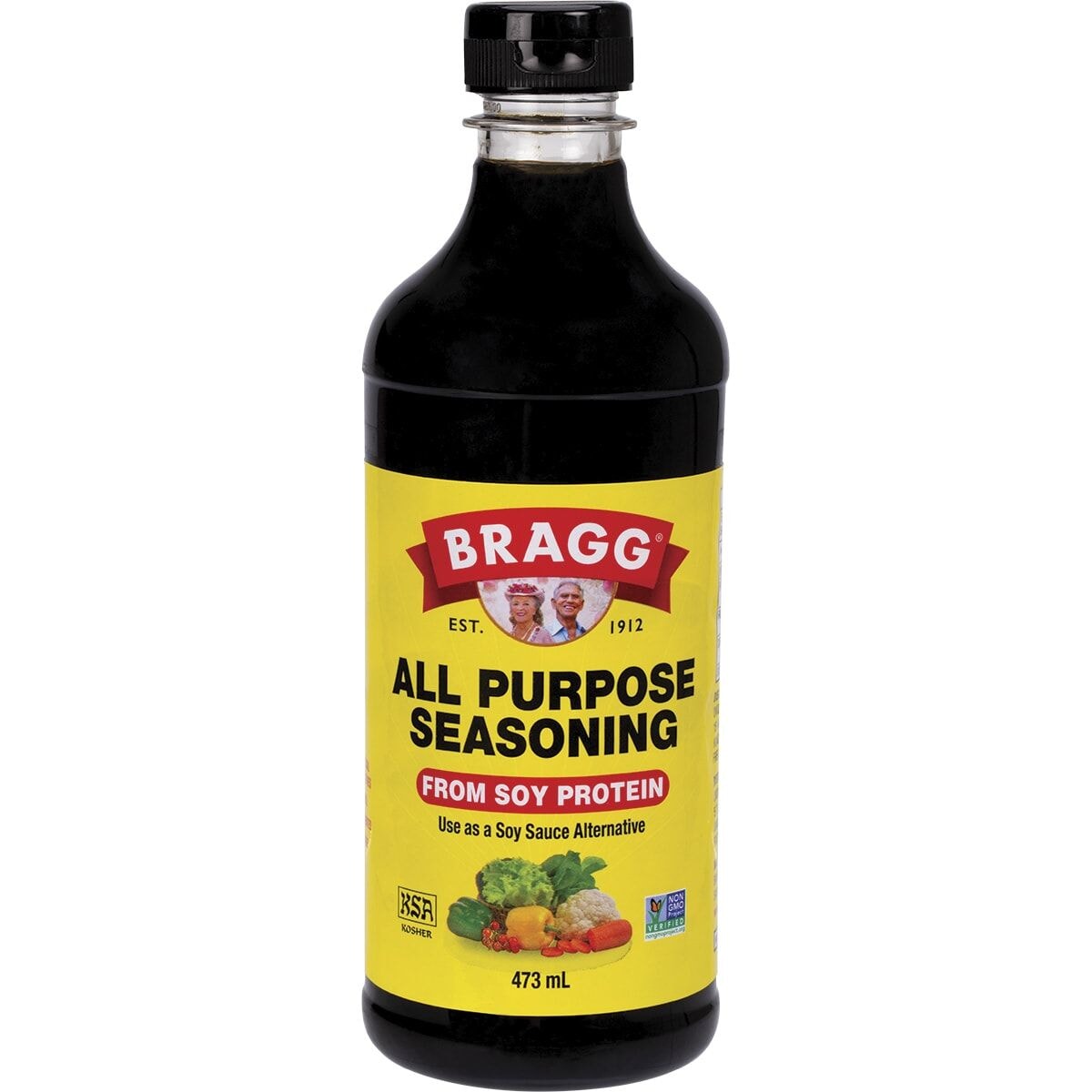 BRAGG Liquid Aminos All Purpose Seasoning - Gluten-Free Soy Sauce Alternative, Rich in Amino Acids, 16 fl oz - Perfect for Stir-Fries, Salads & Marinades