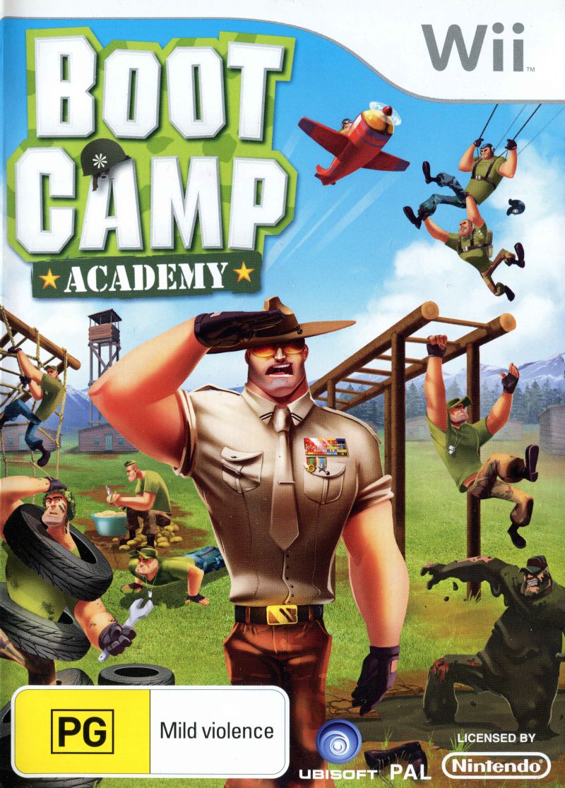 Boot Camp Academy Nintendo Wii Game PAL - Fun Fitness & Training Simulation for Home Workouts & Family Entertainment
