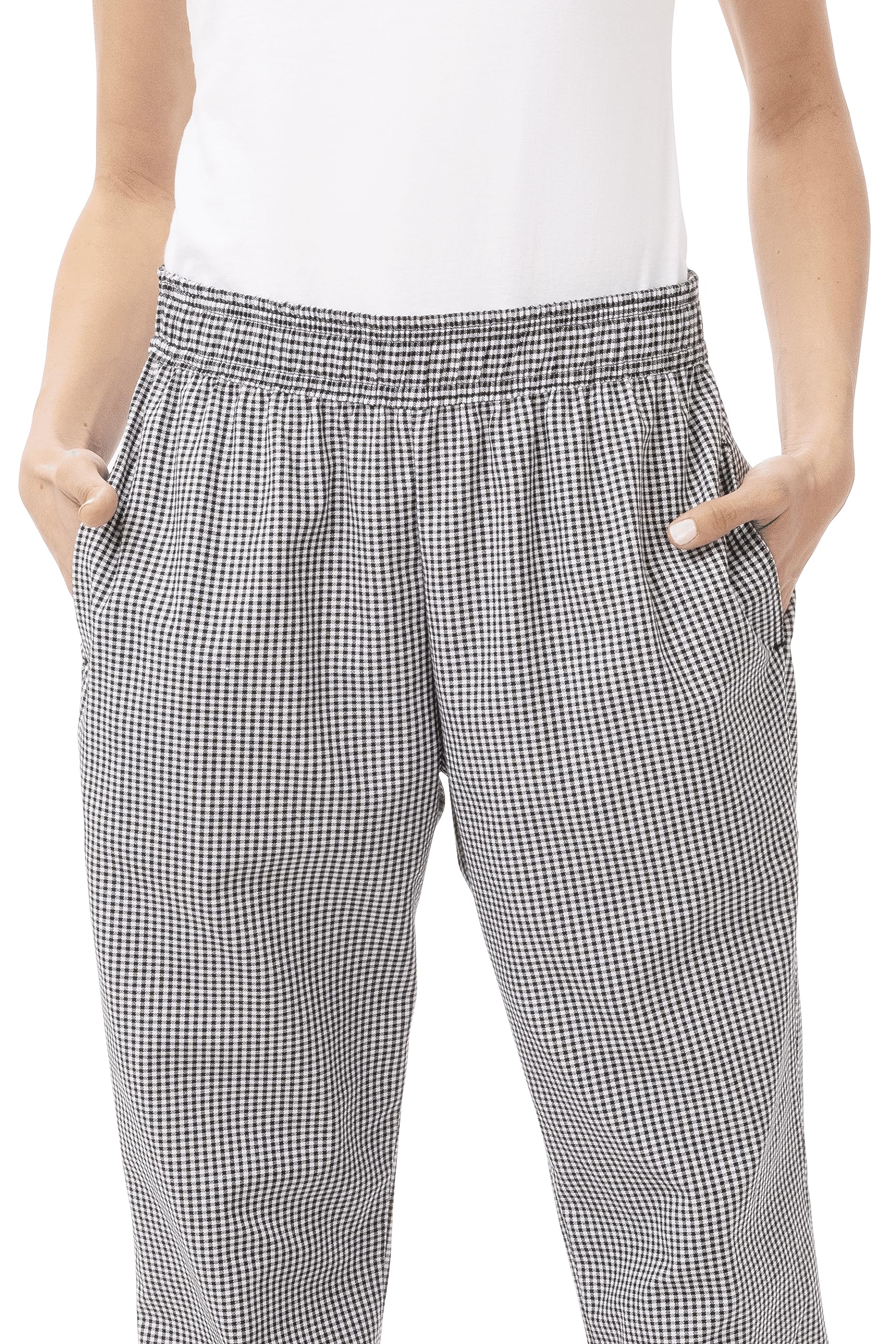 Chef Works Women's Essential Baggy Chef Pants - Comfortable & Durable Kitchen Work Pants for Cooking, Baking & Restaurant Staff