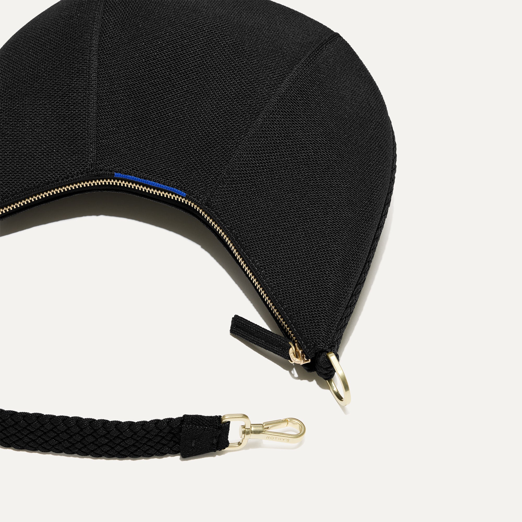 The Crescent Bag - Stylish Black Licorice Crossbody Purse for Women | Fashionable Shoulder Bag for Daily Use, Travel & Night Out