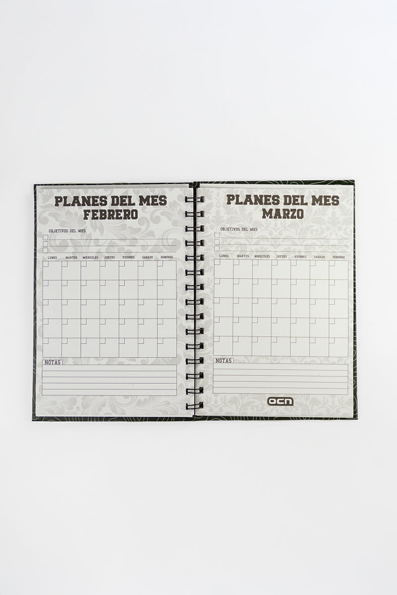 OCN Logo Agenda Planner - Stylish & Functional Daily Organizer for Work, School & Personal Use