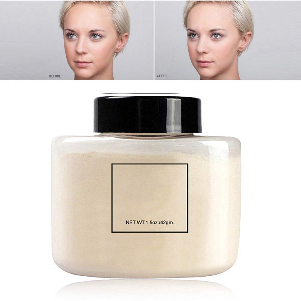 Banana Powder Highlighter & Bronzer - 4 Colors Loose Face Powder for Soft Luminance, 42g (2 Pack) | Long-Lasting Makeup for Contouring, Baking & Setting | Perfect for Daily Wear & Special Occasions
