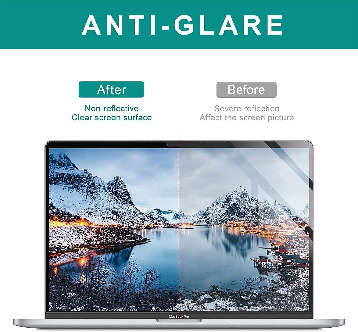 ZOEGAA 16.2 Inch MacBook Pro Screen Protector (2021-2024 Models) - Anti Blue Light & Anti Glare Eye Protection Film for M1/M2/M3/M4 Pro/Max Chips - Perfect for Office Work & Nighttime Use