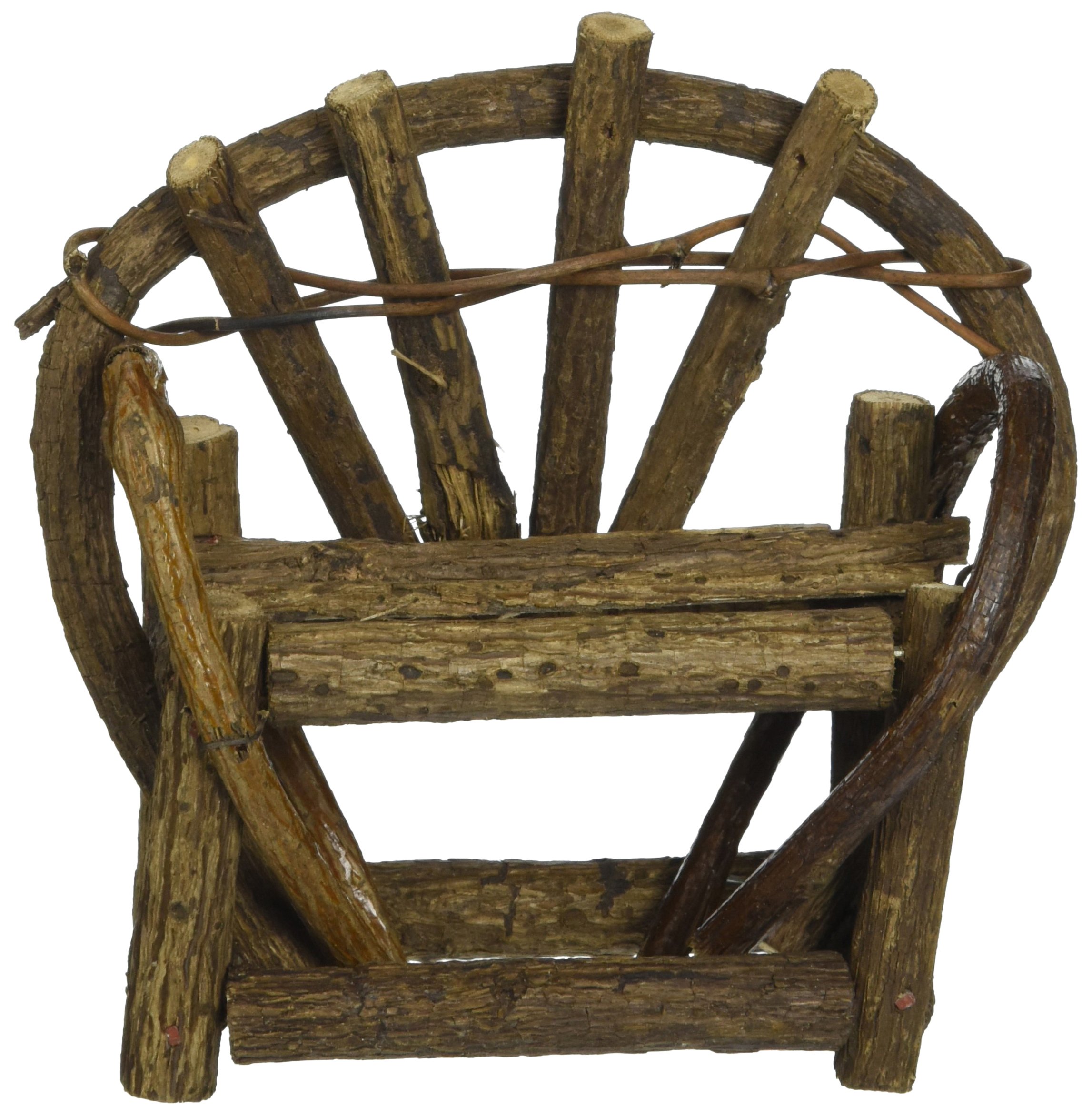 Darice 1-Piece Grapevine Double Bench - Rustic Wooden Garden Bench for Outdoor Patio, Porch, or Backyard Decor - Perfect for Gardens, Parks, and Wedding Venues