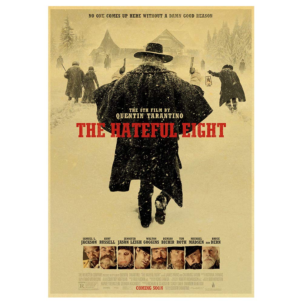 The Hateful Eight 1000 Piece Jigsaw Puzzle for Adults - Movie Poster Puzzle Game - Educational Brain Teaser & Stress Relief Toy - Fun Family Activity for Movie Lovers (Perfect for Game Nights, Relaxation & Home Decor)
