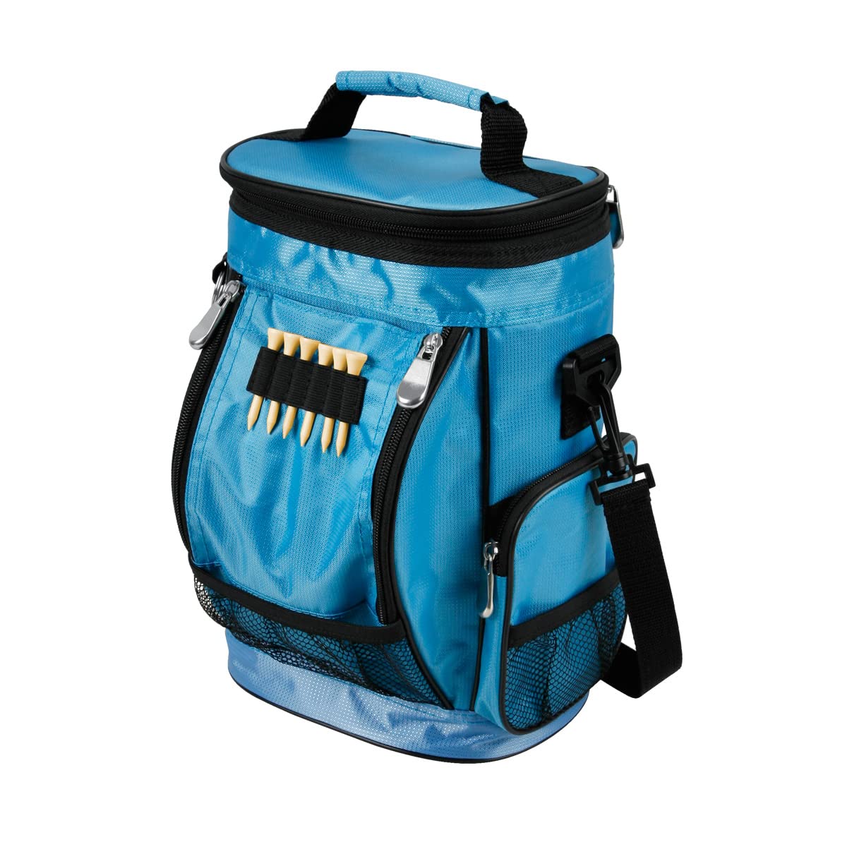 Intech Golf Bag Cooler & Accessory Caddy - Portable 10-Can Insulated Soft Sided Cooler Bag for Golf Cart, Push Cart, or Carry - Perfect for Golf Courses, Picnics, and Outdoor Adventures