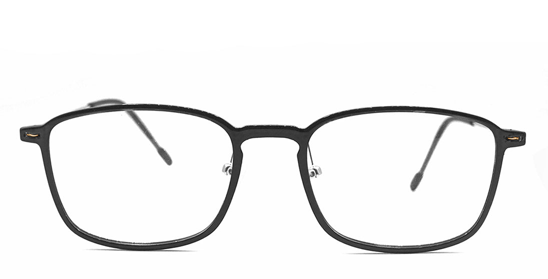 Two Tone Translucent Rectangular Eyeglass Frame E3530 - Lightweight Acetate Sunglasses for Men & Women, Fashionable Square Clear Lens Glasses for Daily Wear, Office, and Outdoor Activities