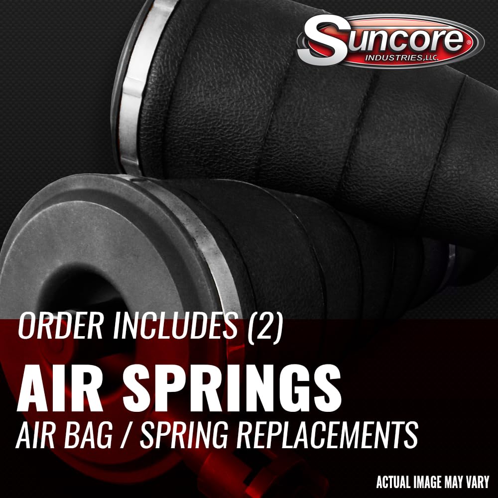 SUNCORE Rear Pair Air Ride Suspension Air Springs - PASM Replacement for 2015-2018 Porsche Macan AWD | Premium Shock Absorbers for Smooth Off-Road & City Driving
