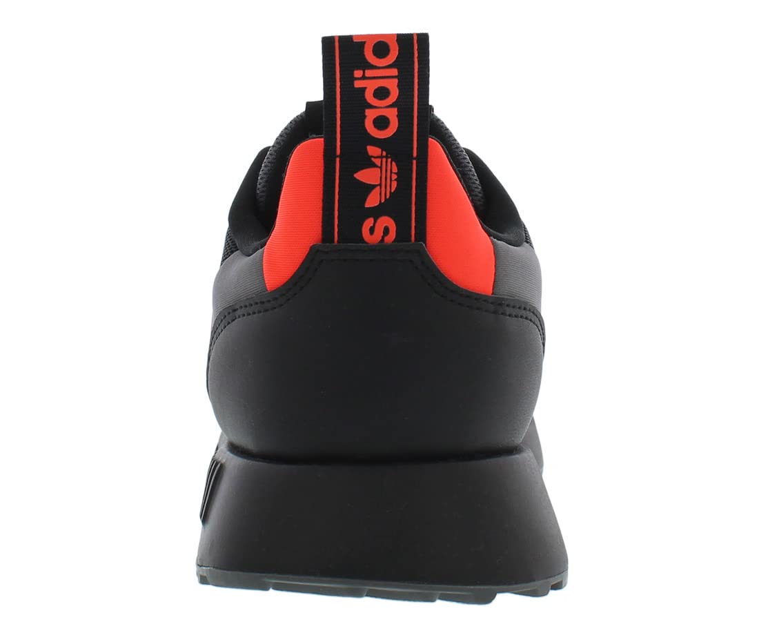 adidas Originals Multix Men's Running Shoes - Size 8 US, Black/Solar Red - Lightweight Athletic Sneakers for Gym, Jogging & Casual Wear