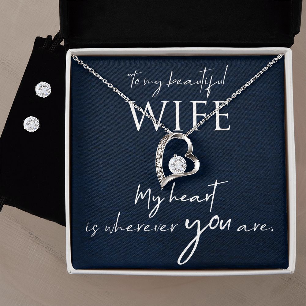 Elegant Cubic Zirconia Jewelry Set for Women - Perfect Christmas & Birthday Gift for Wife, Anniversary, or Special Occasion - Ideal for Date Nights, Parties, and Romantic Surprises