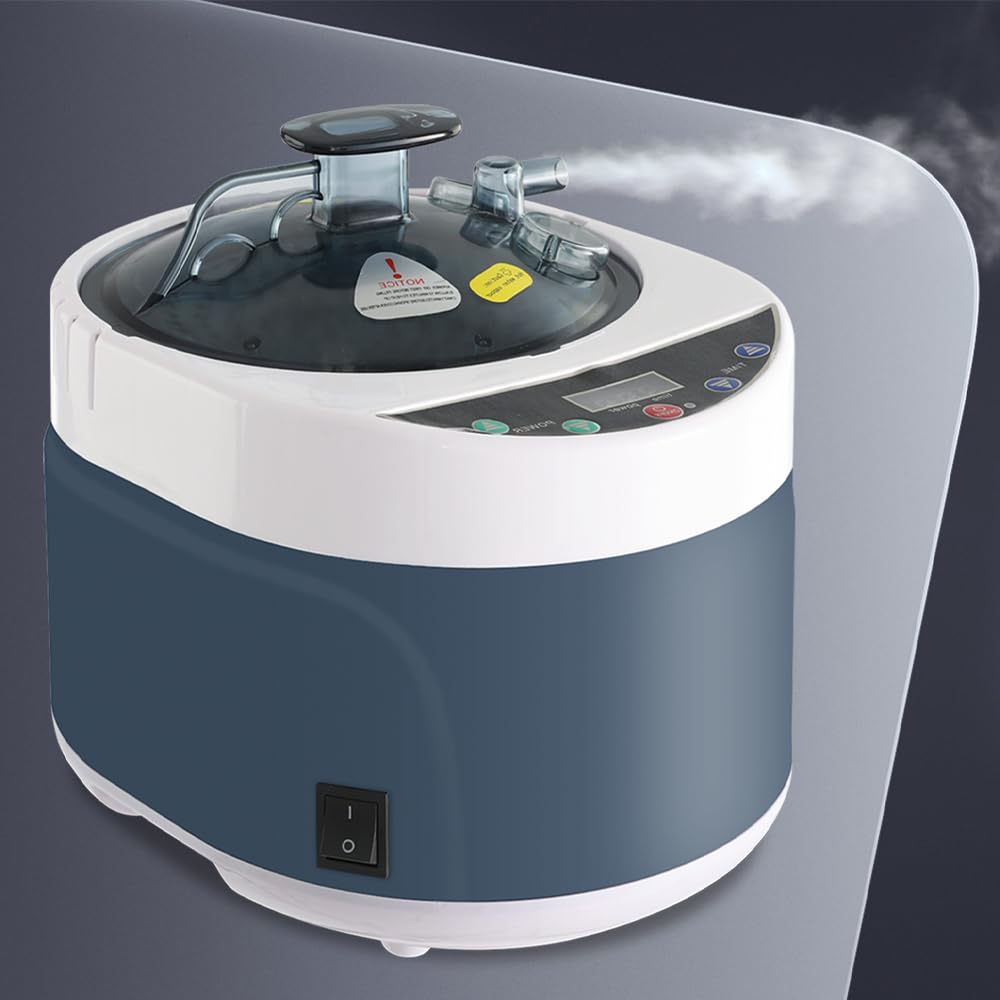 4L Sauna Steamer for Home Spa - 1500W Portable Steam Generator with Stainless Steel Pot, Touch Button, Timer Display & Remote Control - Perfect for Relaxation, Detox & Facial Treatments