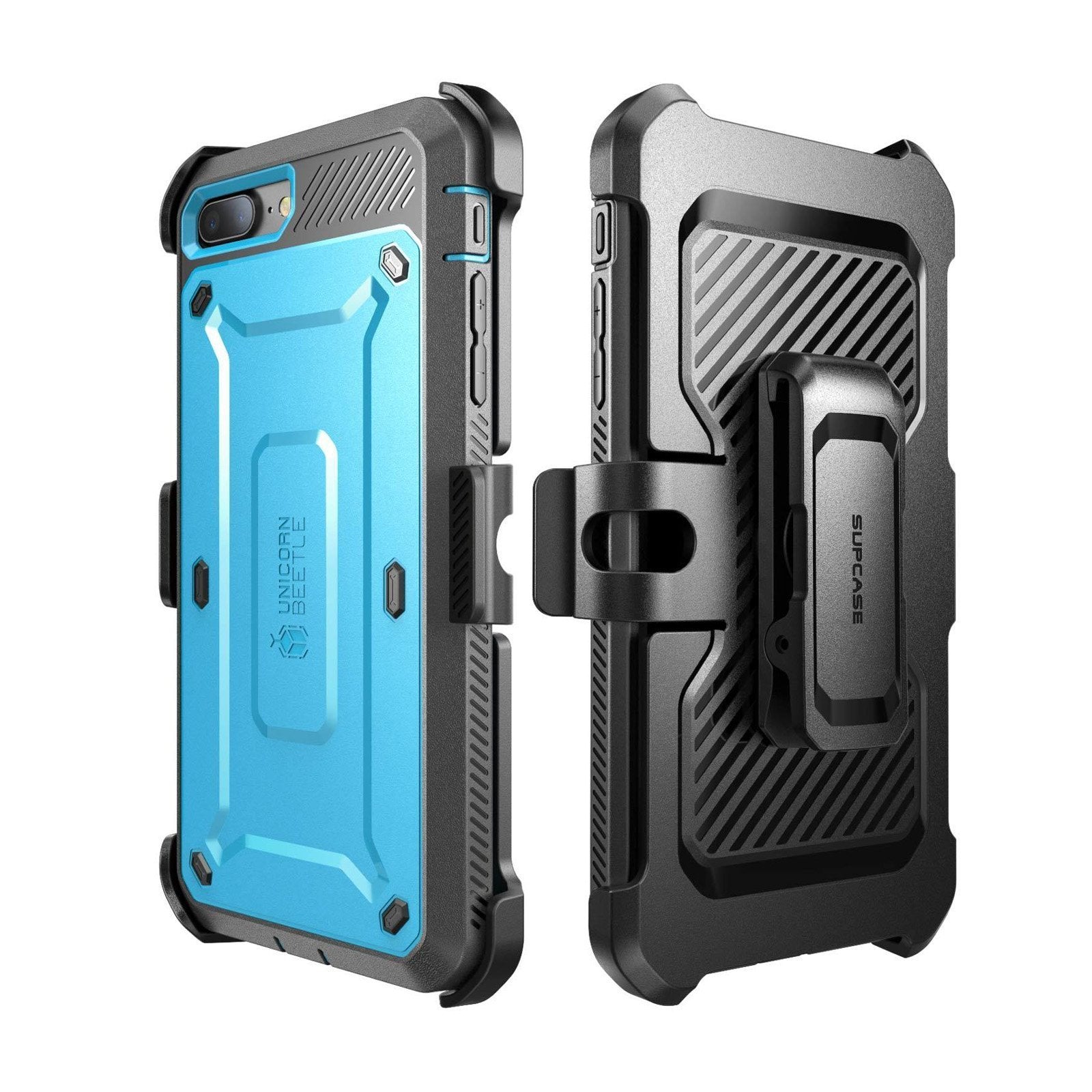 iPhone 7 Unicorn Beetle Pro Case with Holster - Rugged Protective Cover in Blue | Perfect for Outdoor Activities, Work & Everyday Use