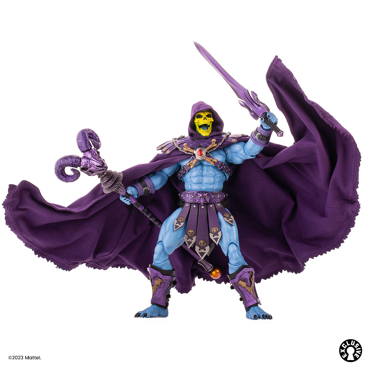 Masters of the Universe Skeletor Deluxe 1/6 Scale Action Figure - Timed Edition Collectible Toy for Display & Play | Perfect for Fans, Collectors & Home Decor