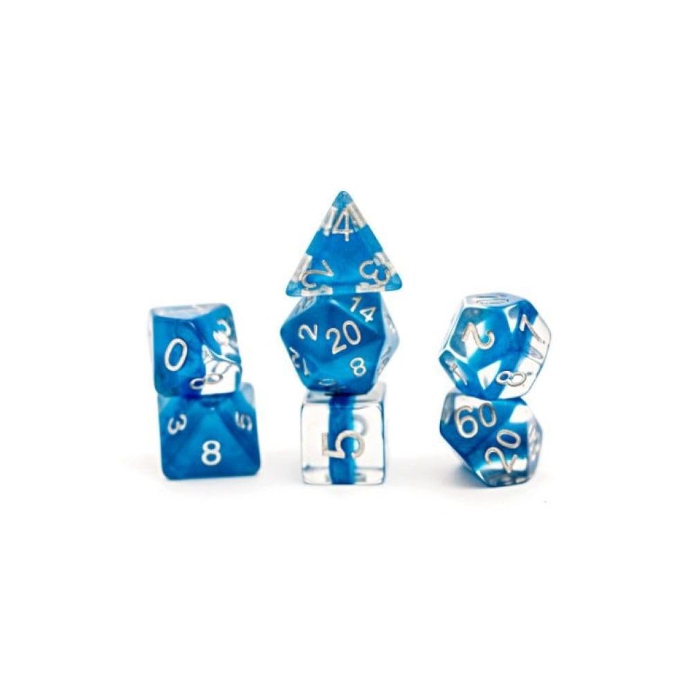 Gate Keeper Games Neutron Dice Power Teal - Premium Polyhedral Dice Set for D&D, RPGs & Tabletop Gaming - Perfect for Dungeons & Dragons, Pathfinder & MTG Players