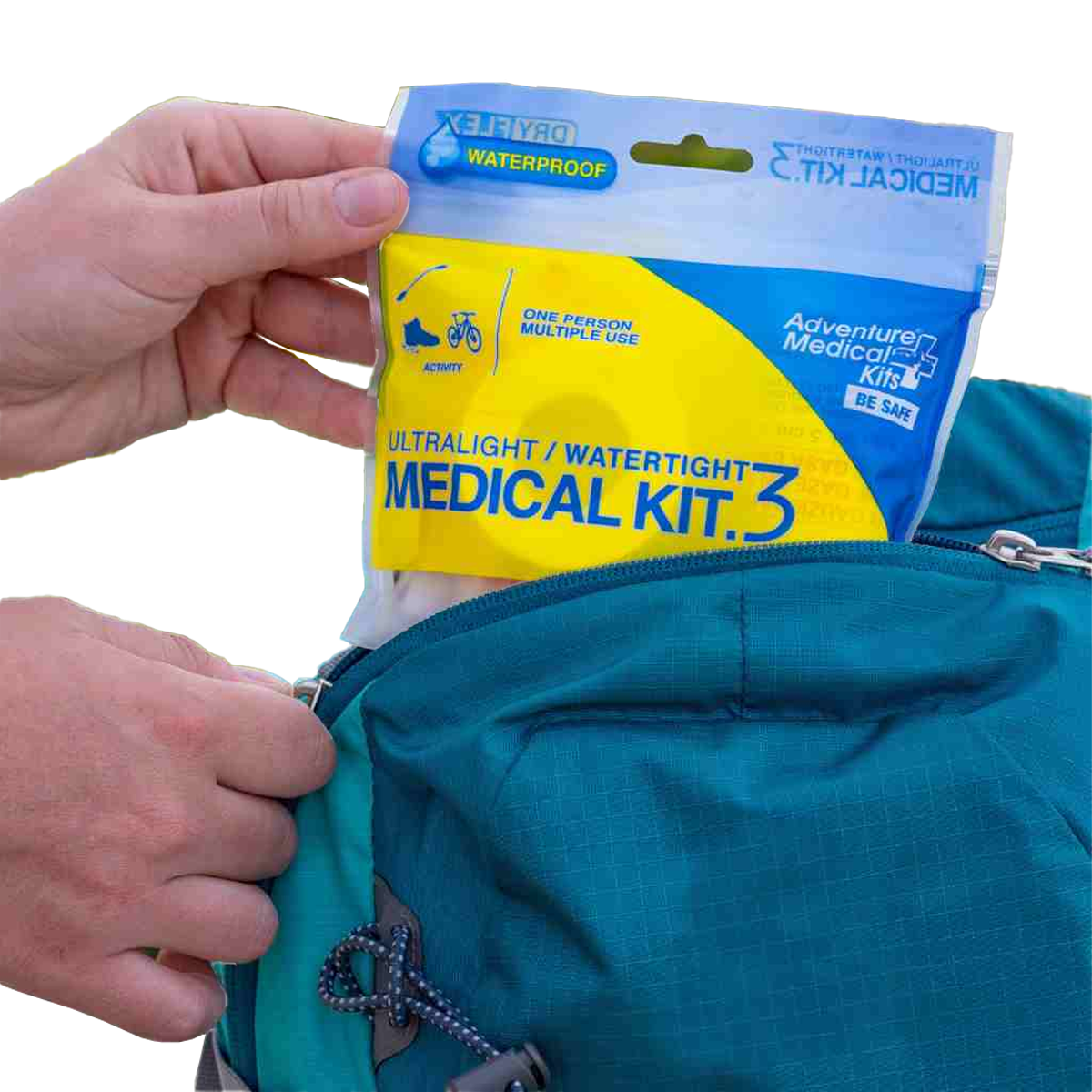 Adventure Medical Ultralight & Watertight .3 First Aid Kit - Compact Emergency Medical Supplies for Hiking, Camping & Outdoor Adventures