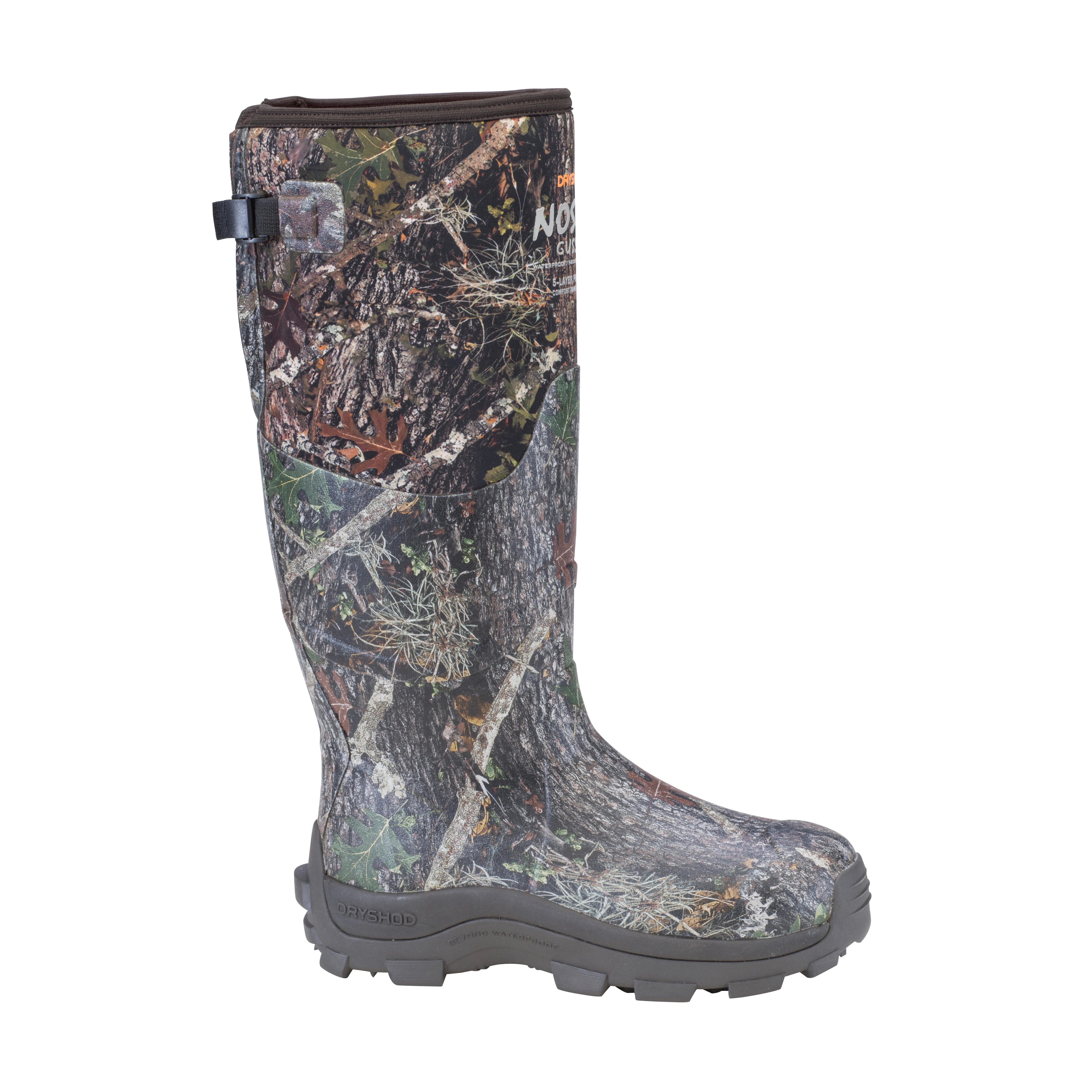 DRYSHOD NoSho Gusset XT Camo Waterproof Hunting Boots - Lightweight & Durable for Outdoor Adventures, Hiking, and Wet Weather Conditions