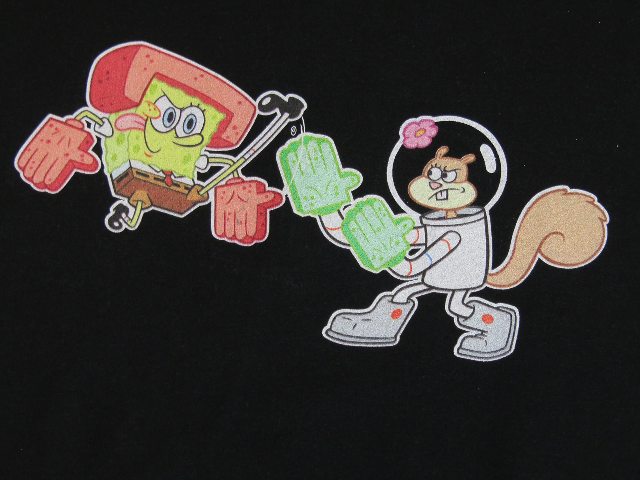 SpongeBob SquarePants vs Sandy Cheeks Hoodie | Cartoon Character Pullover Sweatshirt | Casual Wear for Fans & Collectors | Perfect for Cosplay, Gift Giving & Everyday Comfort
