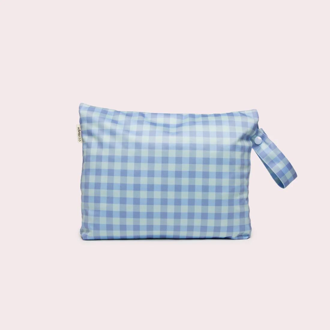 EcoNaps Medium Wet Bag for Diapers & Swimwear - Waterproof & Reusable Storage Pouch - Perfect for Baby Essentials, Gym Clothes & Travel Accessories (Sky Blue)
