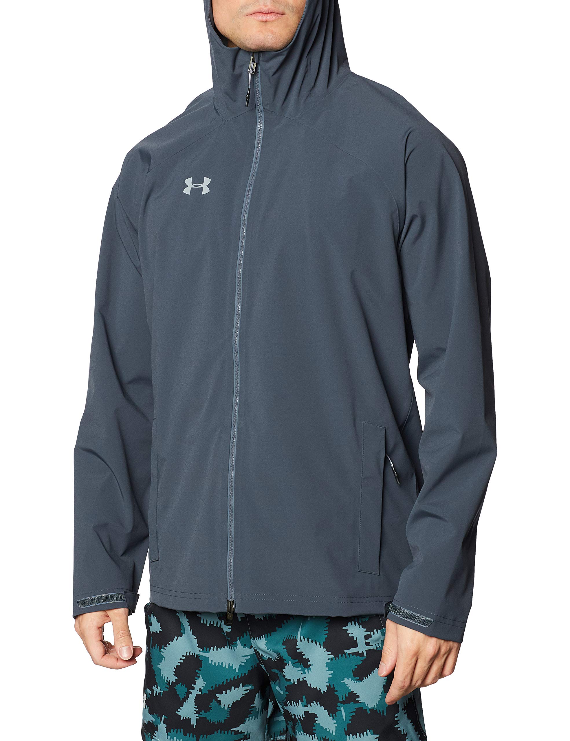 Under Armour Men's UA Storm Rain Jacket - Waterproof Windproof Lightweight Running Jacket for Outdoor Sports & Hiking