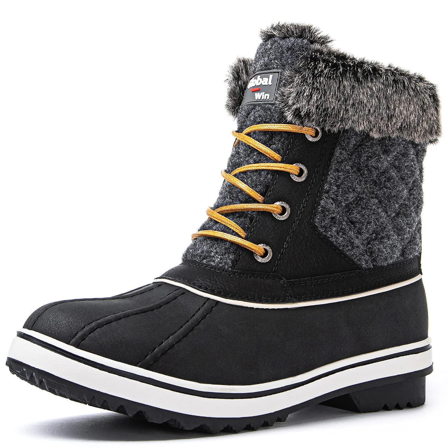 GLOBALWIN Women's Winter Ankle Boots - Waterproof Snow Boots for Women, Slip Resistant Cold Weather Shoes with Warm Fleece Lining - Perfect for Snowy Days, Outdoor Activities & Winter Fashion
