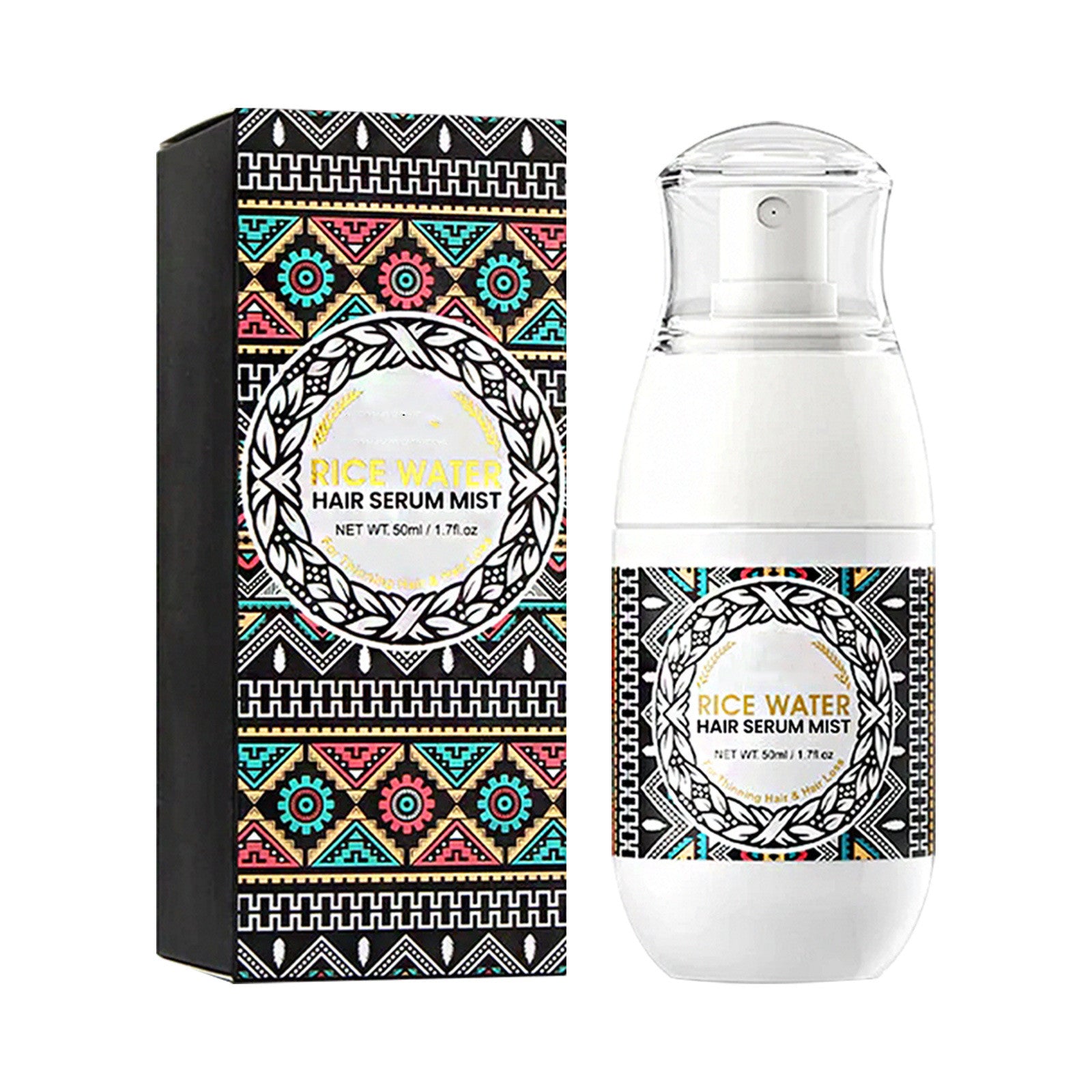 Rice Water Hair Growth Spray - Hydrating Scalp Treatment for Dry & Damaged Hair - Perfect for Daily Use & Hair Care Routine