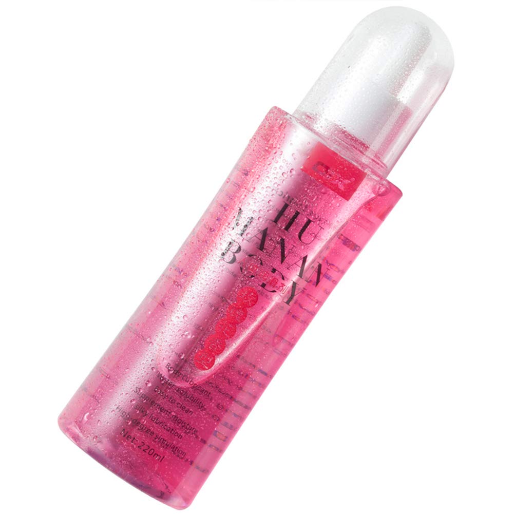 Natural Edible Rose Flavored Personal Lubricant - Water Based Oral Sex Lube for Men, Women & Couples - 8oz - Perfect for Romantic Nights & Sensual Massage