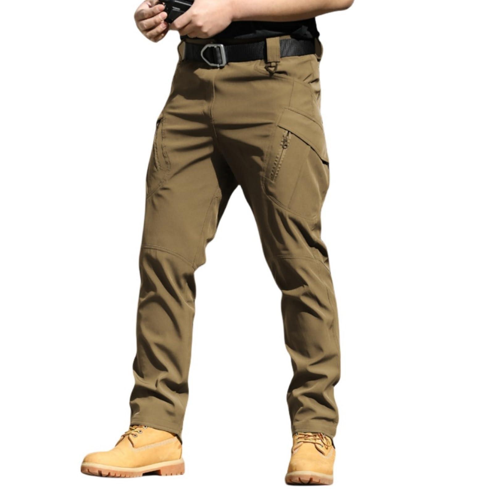 Flexcamo Tactical Waterproof Pants for Men - Durable Outdoor Work Cargo Pants with Multiple Pockets | Perfect for Hiking, Hunting & Military Use