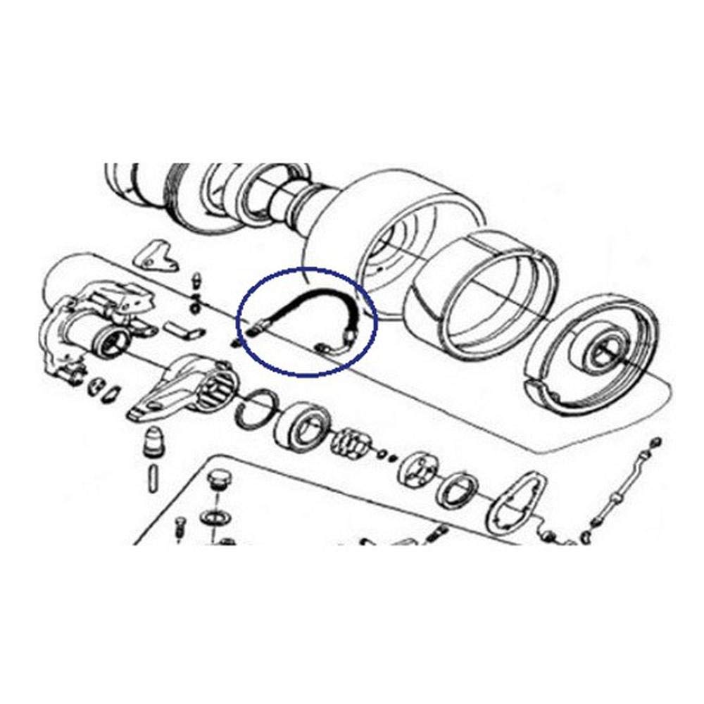 RAParts 40/60/90 Hydraulic Hose Replacement for Cargo 28 & Gearmatic 19 - Heavy Duty Construction Equipment & Industrial Machinery Parts