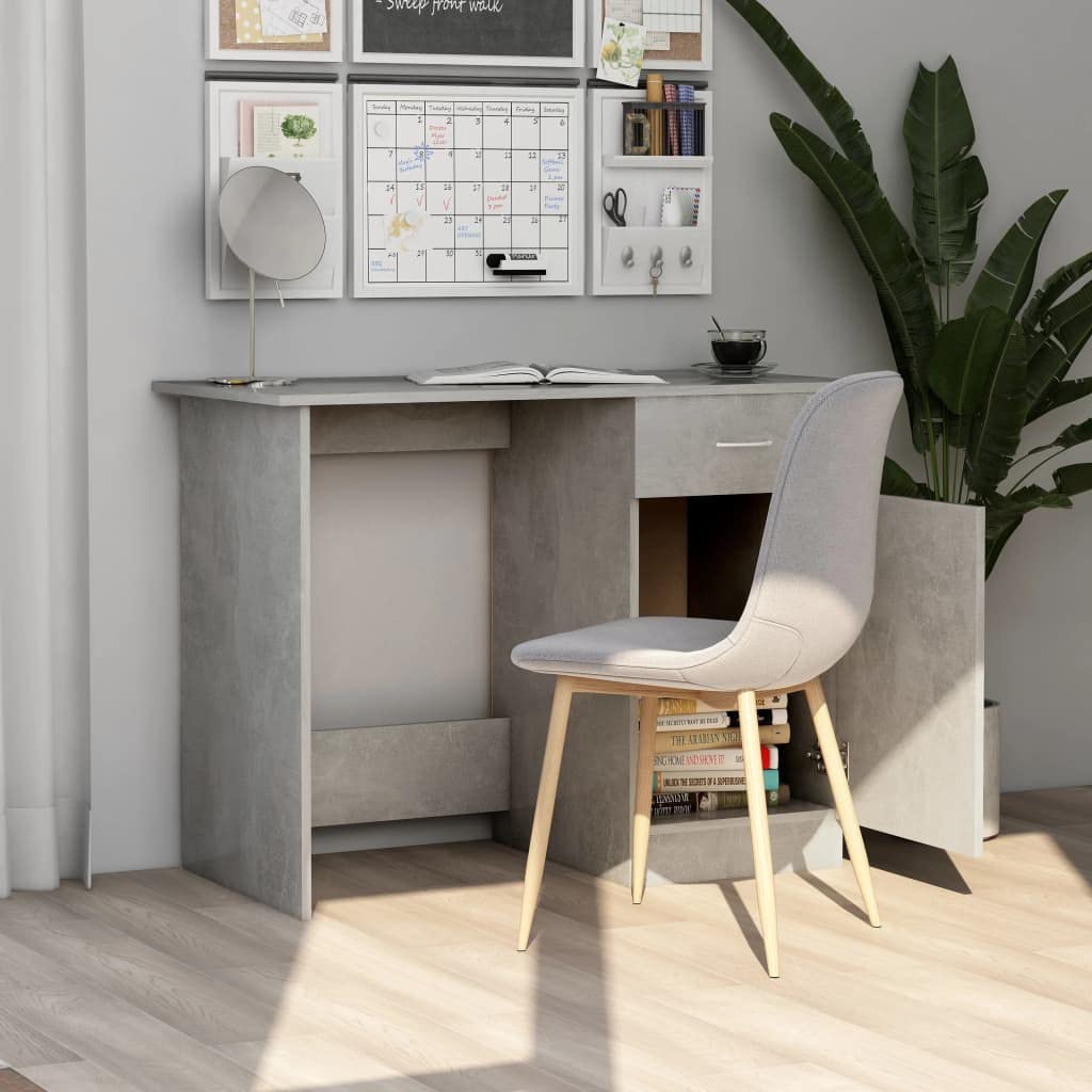Modern Makeup Vanity Desk with Storage - 39.4