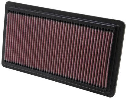 High Performance K&N 33-2278 Engine Drop Air Filter Replacement for 2003-2008 Mazda 6 - Improved Airflow & Engine Protection for Daily Driving & Racing