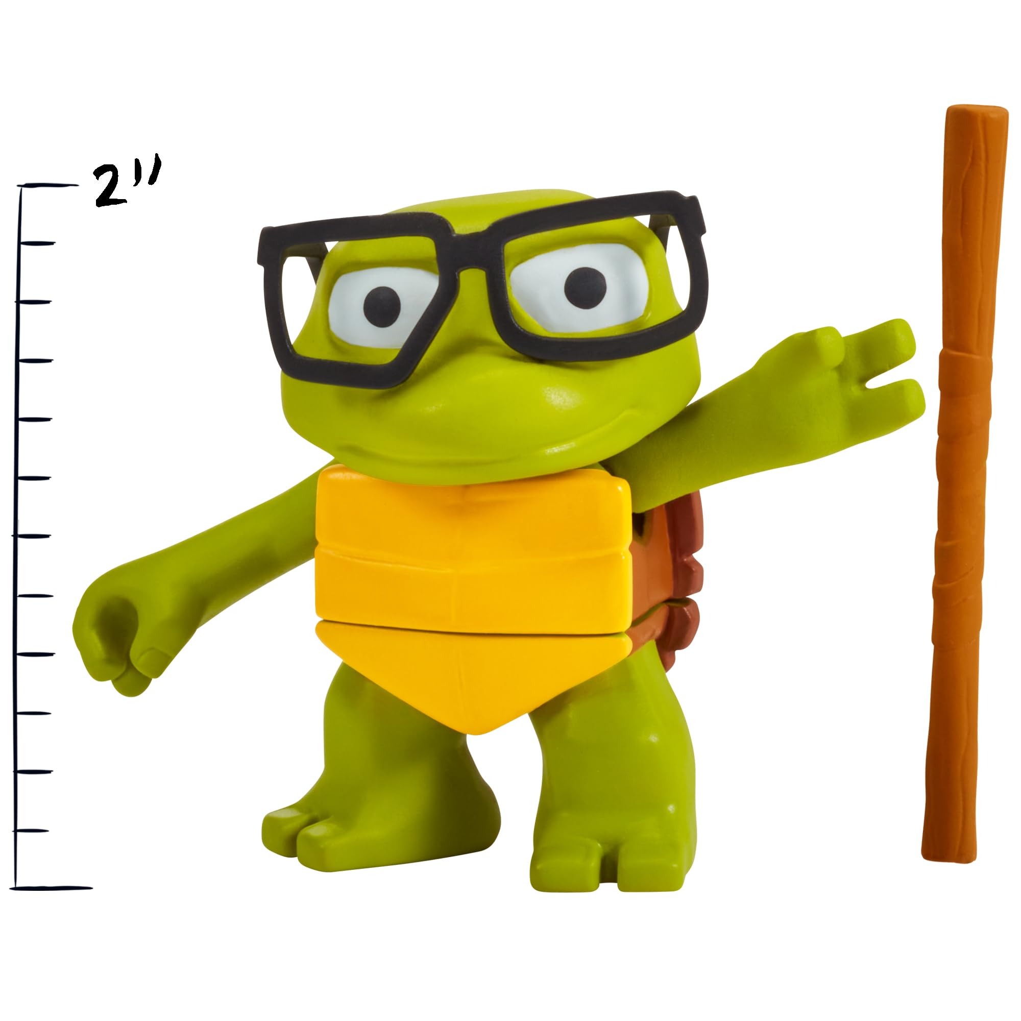 TMNT Leonardo & Donatello Action Figure 2-Pack - Teenage Mutant Ninja Turtles Collectible Toys for Kids Ages 4-7 | Perfect Birthday Gift for Boys & TMNT Fans | Great for Playtime, Display & Collection