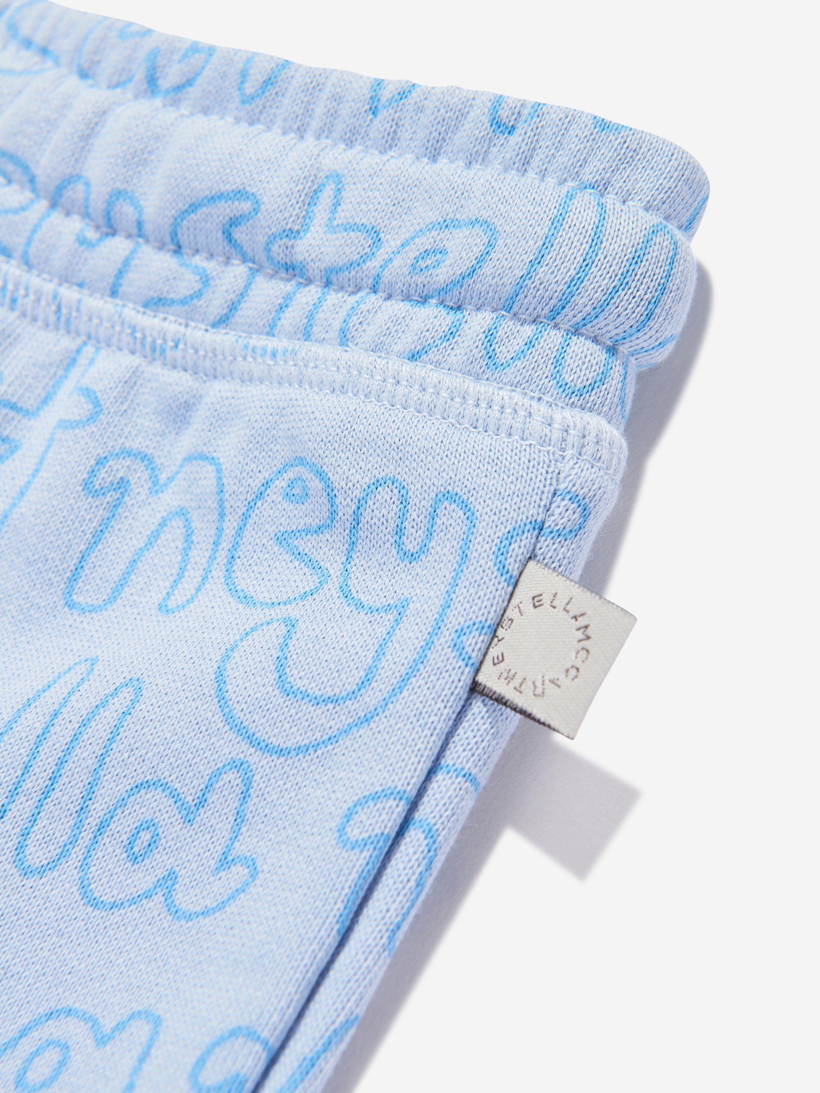 **Baby Boys' Blue Logo Jersey Shorts - Comfortable & Stylish Activewear for Playtime, Sports & Everyday Wear**