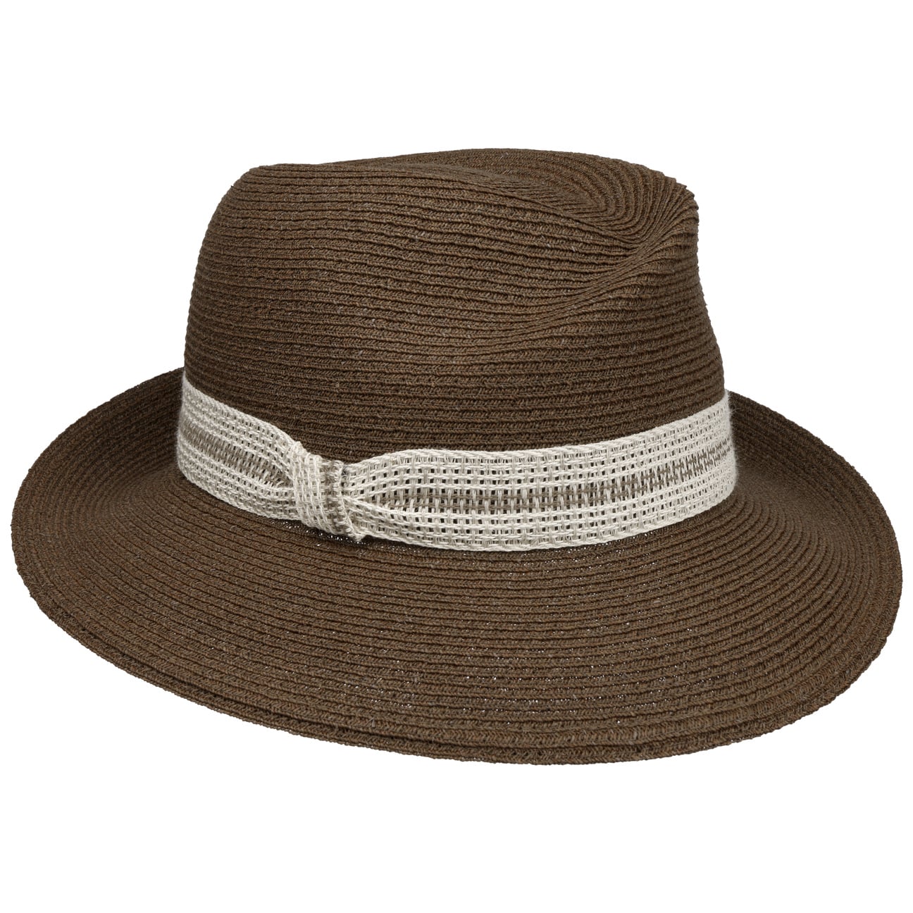 Stylish Simone Raffia Hat by Mayser - Women's Summer Wide Brim Sun Hat for Beach, Vacation & Outdoor Activities