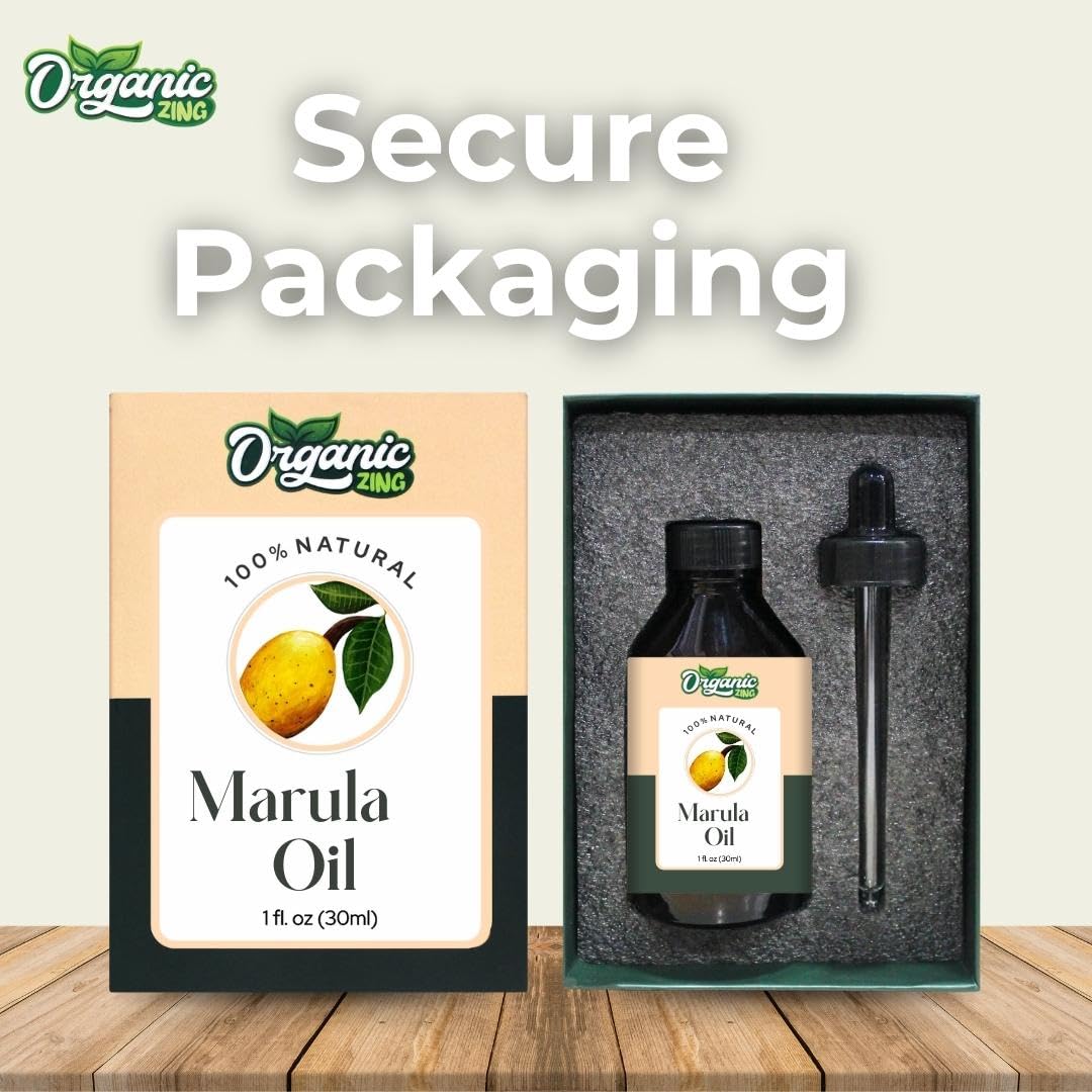 Pure Organic Marula Oil for Skin, Face & Hair Care - 100% Natural Cold-Pressed, Aromatherapy & Diffuser Use - 30ml - Perfect for Hydration, Anti-Aging & Nourishment